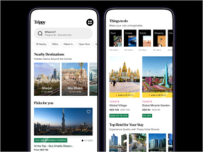 Travel & Tickets book tickets booking.com careem dubai dubai travel emirates events excursions experiences getyourguide headout klook makemytrip tours tripadvisor uae ui ux wego