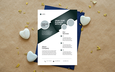 Corporate Business flyer print design