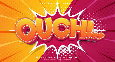 Ouch 3d editable text style Template game