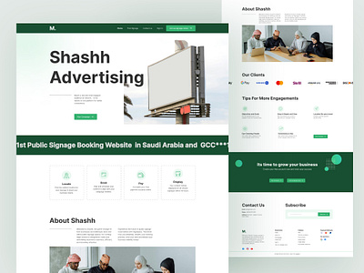 Signage Booking Website UI Design 2025 billboard booking clean design illustration minimal payment responsive design signage template trend trendy trendy design ui ui ux web design