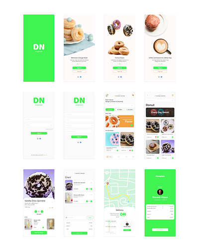 Mobile App User Interface desain graphic design ui ux