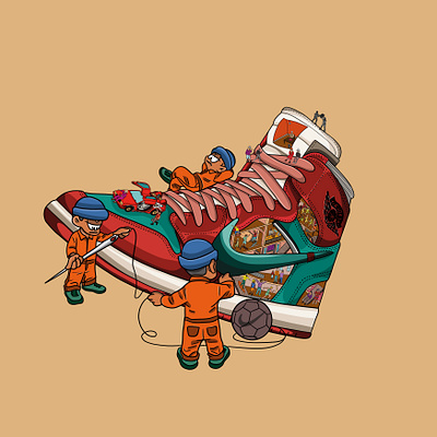 For the people art artist details illustration nike nikeillustration procretae