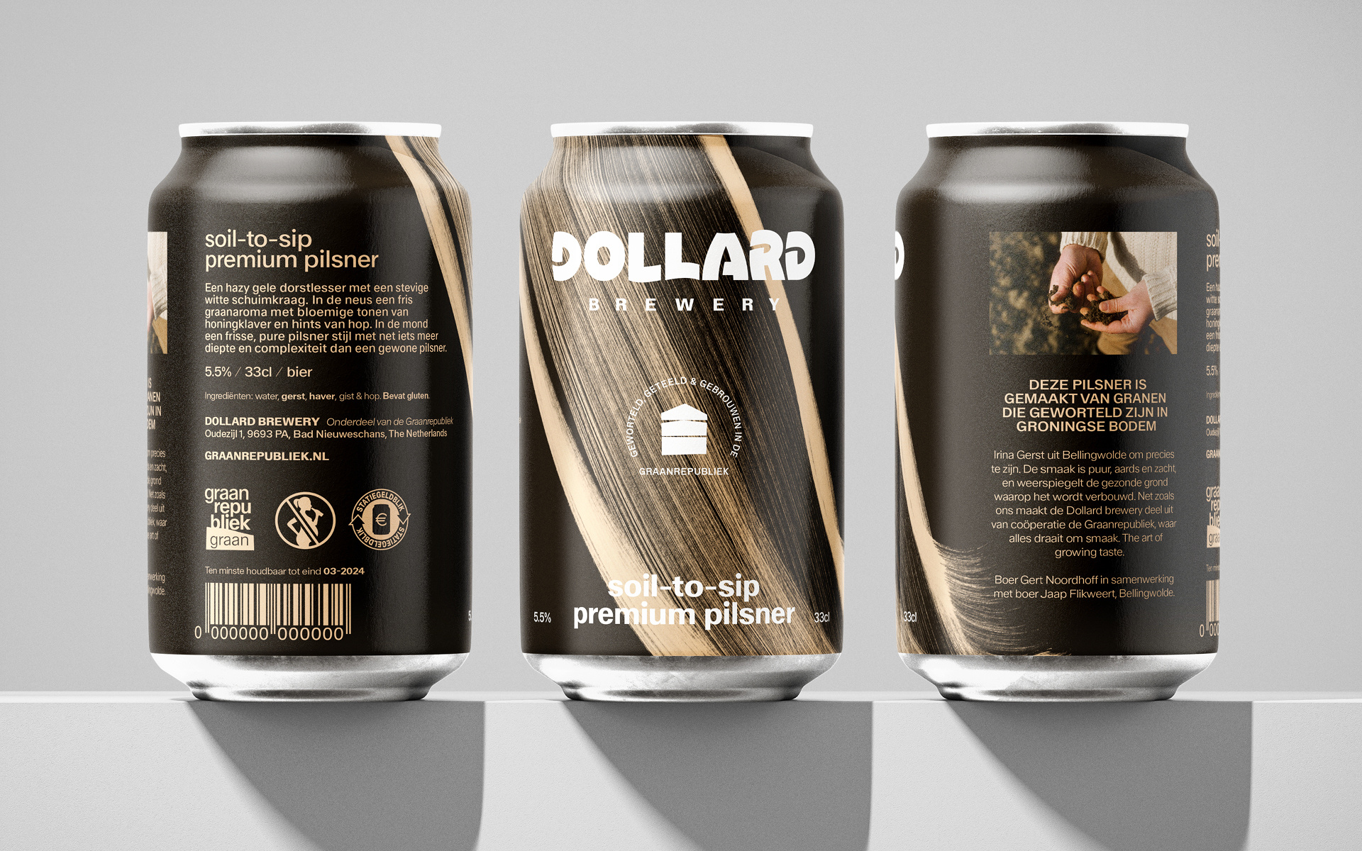 Dollard Brewery branding craftbeer graphic design logo packagedesign type