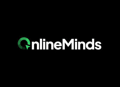 OnlineMinds Logo Animation animating animation brand branding clean creative creative design studio creativedreams design graphic design green logo logo animation logo design logo mark mark minimal motion graphics o online