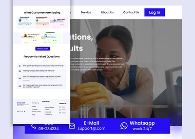 SHYLO FIXIT Landing Page adobe photoshop branding figma graphic design ui xd