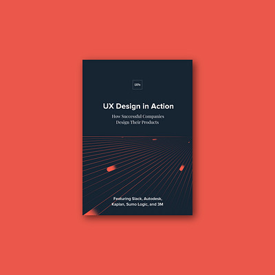 UX Design in Action cover design graphic design illustration