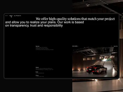 Web SpaceSense CTP animation desktop site ui ux web