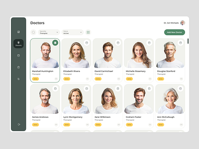 Healthcare Web App - Doctor Booking UX ai app appointment booking artificial intelligence booking flow calendar card view doctor doctor booking app filters healthcare hint medical medical app medicine online doctor booking schedule sidebar