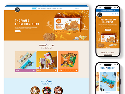 Go Grub Website: A Fresh Take on Healthy Snacks aboxagency awwward best website of 2024 branding cookies website design food website go grub website design healthy snacks online store responsive design shopify shopify development snacks web agency web design