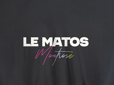 Le Matos - Montrose (unofficial merch design) electro fanart music