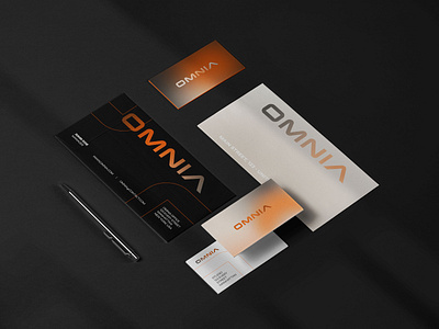 OMNIA — Brand Identity Design brad brand design brand identity branding corporatestationary design graphic design logo logodesign stationarydesign visual identity