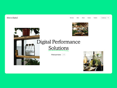 This is Digital | Website branding design typography ui user experience user interface ux web website
