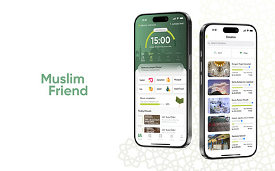 Islamic Mobile App design islamic mobile app muslim app redesign ui user interface