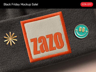 Patch Mockup & Enamel Pin Mockup black friday branding design download embroidered hat identity logo mockup mockups patch pin enamel psd sale template typography