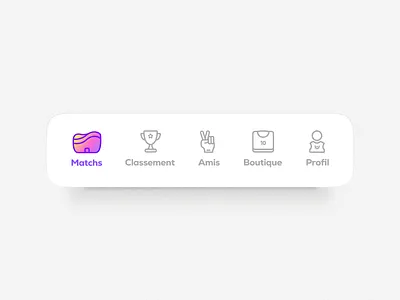 Omada App - Tab Bar design figma mobile app ui ux
