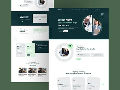 Web Design Agency Template Layout agency agency web branding branding agency corporate corporate agency creative agency creative design design home page home page agency landing page landing page agency layout web ui ux web web design web layout