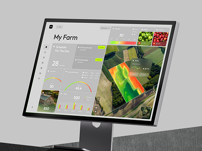 Farm Management SaaS Dashboard agriculture ai app business crm dashboard design farm farming field interface product saas service software ui ux web