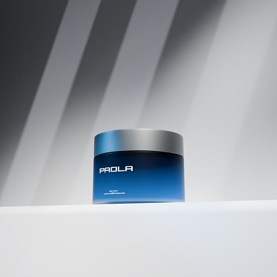 Paola - Body Face Cream 3d blender branding logo product