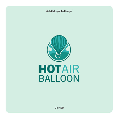 Hot Air Balloon - Daily Logo Challenge air balloon branding challenge graphic design hot illustration illustrator logo