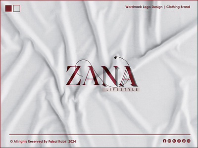 Zana Lifestyle Logo Design | Clothing Logo | Fashion Logo attire logo branding design business logo clothing brand clothing logo creative logo fashion logo female logo graphic design lettering lifestyle brand logo logo design logo designer logotype minimalist logo modern logo typography urban logo wordmark