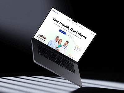 MediCare Online Consultation With Doctor branding consultation design graphic design medicine order minimal patient typography ui ui design web design website