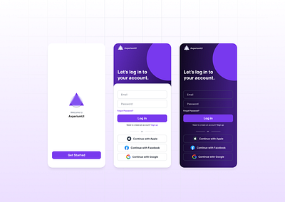✤ AxperiumUI Mobile Application branding design responsive design ui user interface ux
