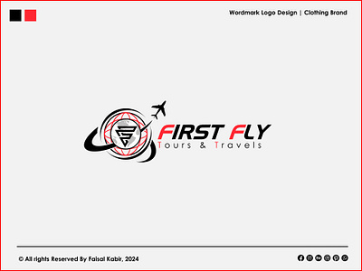 First Fly | Tour & Travel Logo Design | Travel Agency Logo abstract logo business logo creative logo f logo fly logo global logo graphic design logo logo design logo designer logomark logos logotype minimalist logo modern logo tour logo tourism logo travel agency travel logo trip logo