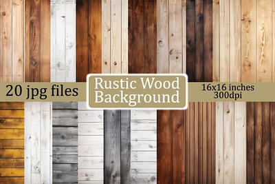 Rustic Wood Background Paper Bundle cozy distressed wood event decorations home decor invitaions photography warm