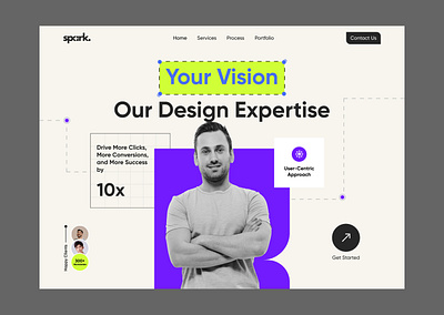 UI UX Design Agency Landing Page design agency product design ui design ui ux design web design