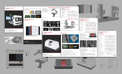 Неразрушающий контроль Электрон 3d brochure design illustration photo