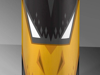 Power Duck Energy Drink Concept, Logo and Can can energy drink graphic design logo packaging render vector