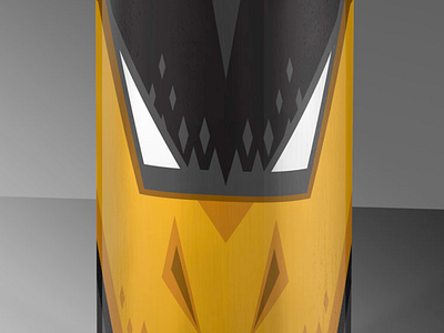 Power Duck Energy Drink Concept, Logo and Can can energy drink graphic design logo packaging render vector