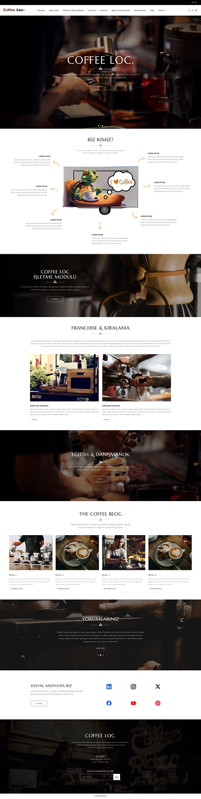 Coffee Loc | Web Design app branding design ecommerce figma graphic design illustration logo photoshop ui