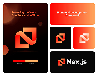 Nex.js - N logo, N letter, Coding, Programming, Web, UI ai app branding coding creative logo gradient logo logo logo design logo designer modern logo n letter logo n logo programming software tech trendy logo ui web web3 website