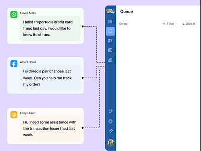 Omnichannel Messaging Animation for REVE Chat animation app animation application animation card animation dashboard animation motion design motion graphics multichannel animation omnichannel omnichannel animation ui ui animation ui design ui motion user interface design ux animation ux design web animation web motion web ui animation