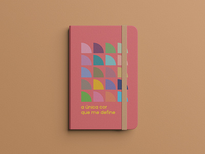 Notebook, The only color that defines me. branding branding identity graphic design illustration label design packaging typo typography