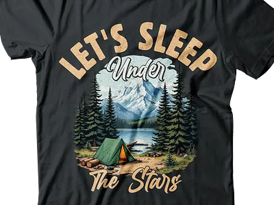 Outdoor Camping T-shirt adventureawaits backpackingadventures campfirenights campinglife campingtshirt campvibes ecofriendlycamping exploremore graphic design hikingandcamping intothewild mountainlife natureinspired naturelover offthegrid outdooradventure outdoorgear tentlife wildandfree wildernessexplorer