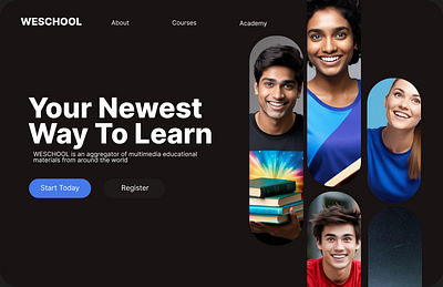 Educational Website UiUX teaching tools ux