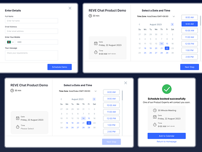 Revamped Demo Request Form for REVE Chat appointment webpage demo design demo request ui demo ui set appointment set demo set demo web ui ui ui design user experience design user interface design ux design web form web form design web site web ui design webpage website website design website ui design