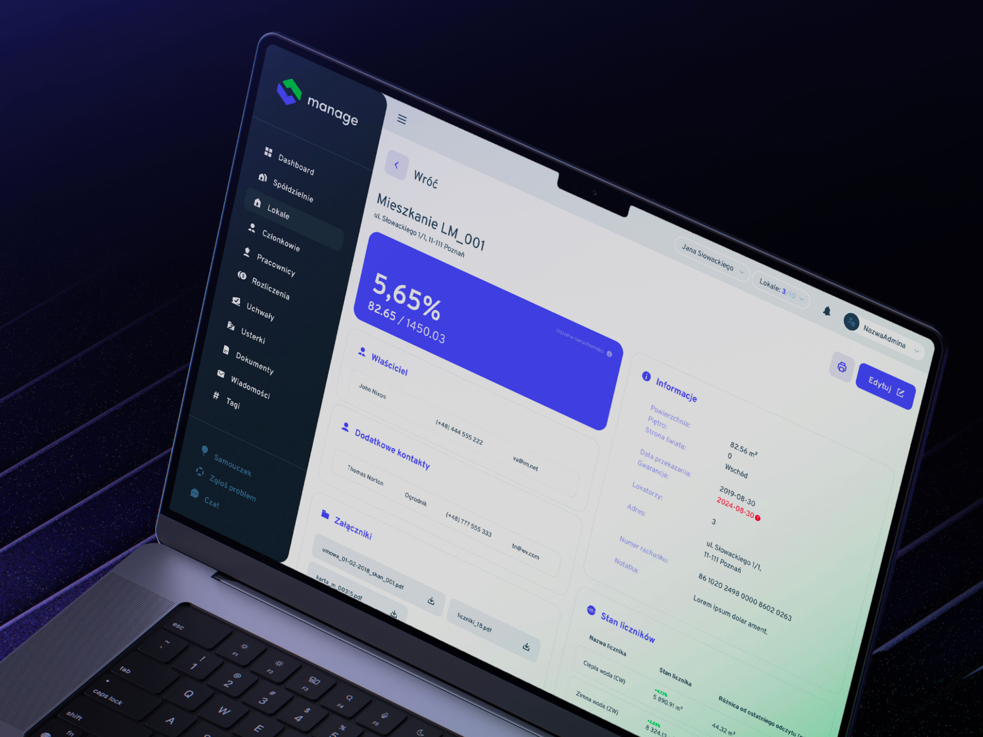 Manage CRM system - efficient and creative property management b2b crm system logo mobile app ui ux web application webdesign website