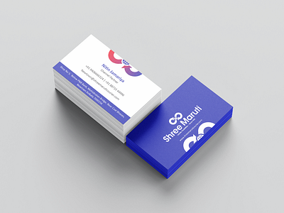 Business Card Design for Shree Maruti Courier branding business cards creative design graphic design logo minimalist stationary design vector visiting cards visiting cards mockup