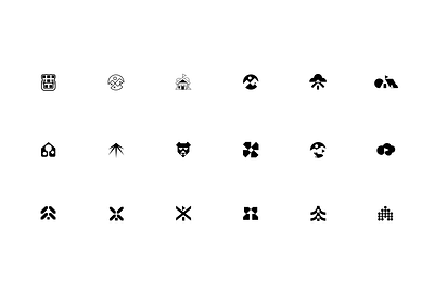 Hutte | Icon exploration branding icons identity logo