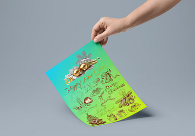 Postcard branding design graphic design postcard постер