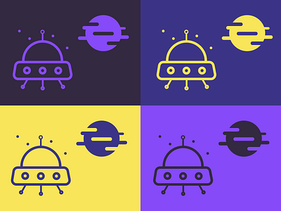 Lakers in Space design flat graphic design illustration minimal outer space planet sketch space space ship spaceship stars