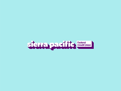 Sierra Pacific Federal Credit Union Identity Concept brand identity identity design logo design