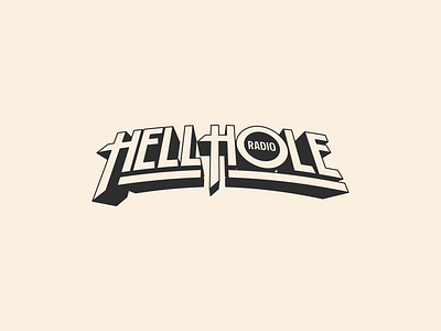 Hellhole Radio Logo Design & Illustration apparel design graphic design illustration logo design