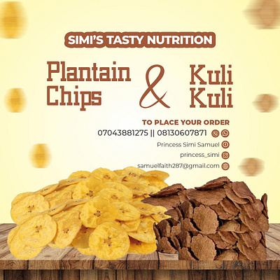 Flyer Design for Simi's Tasty Nutrition