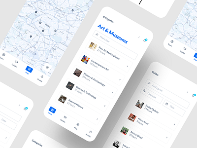 GuideMe – Concept for a Guided Tour Booking App 🌍 mobile app ui ux