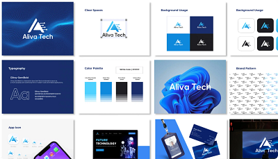 Aliva Tech - Graphic Design - Creasions graphic design