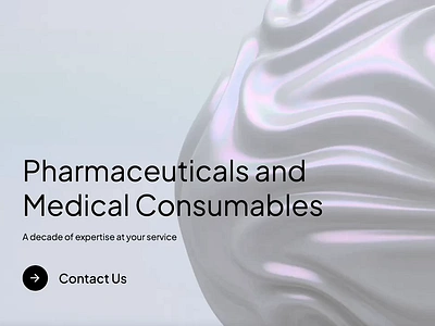 Pharmaceutical Solutions & Medical Supplies 3d animation branding graphic design motion graphics ui website